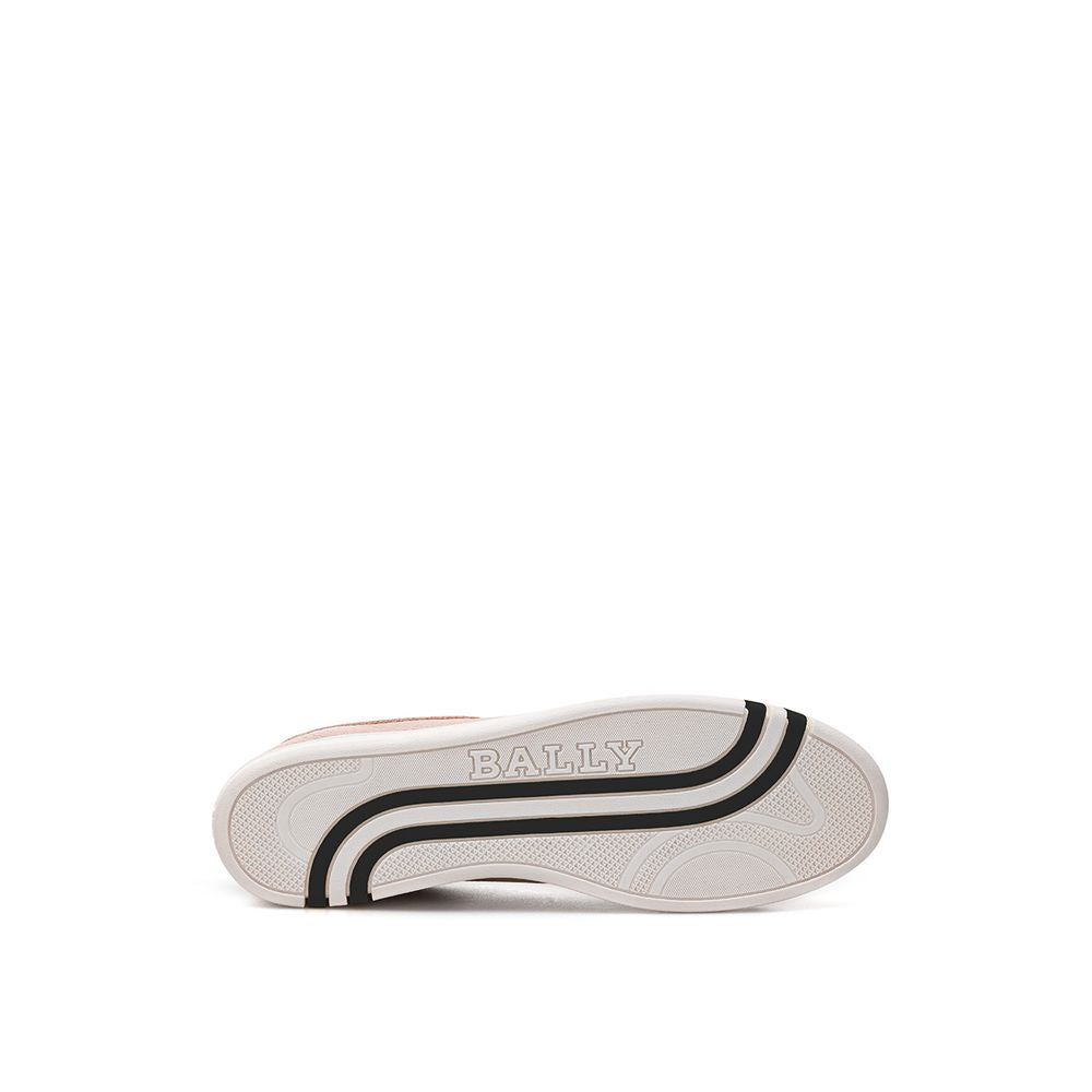 White sneaker with black stripe on side and sole