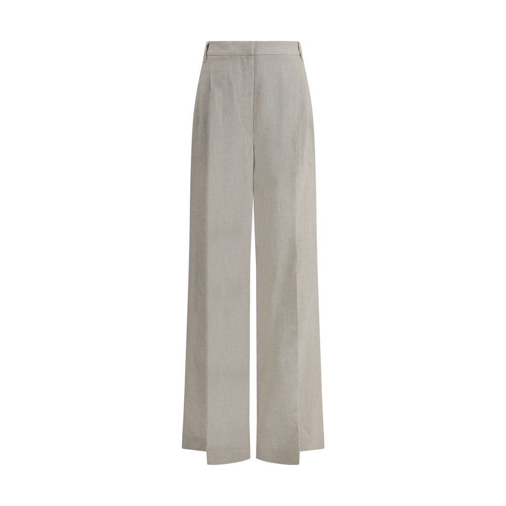 Tan wide leg pants