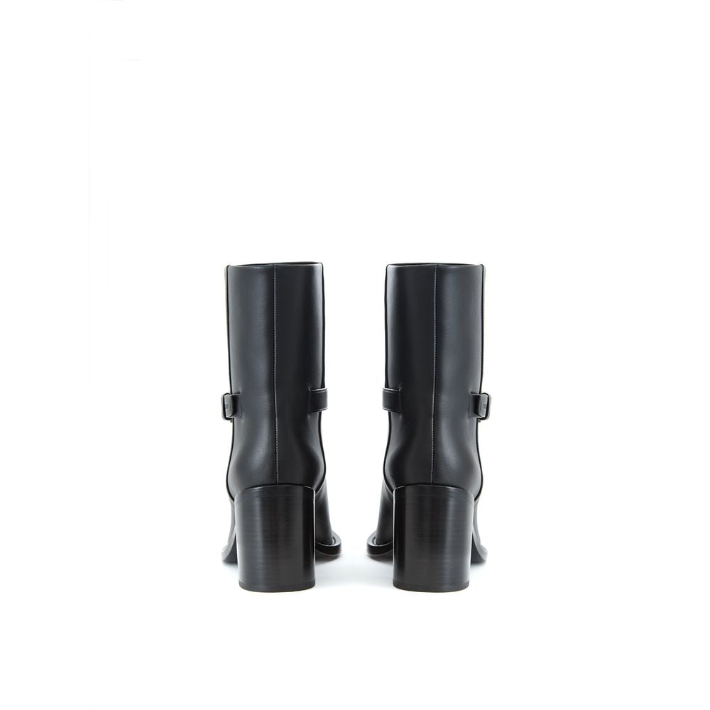 Pair of black rubber boots