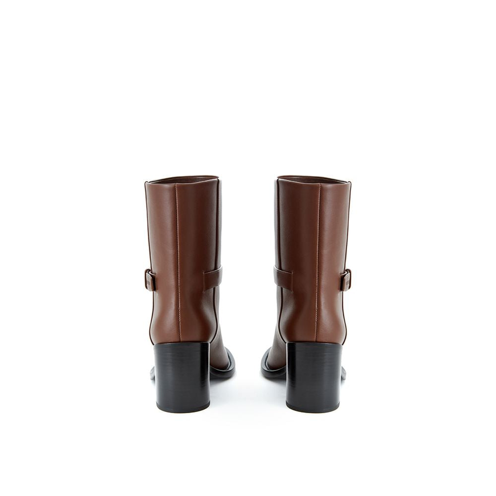 Pair of brown leather boots