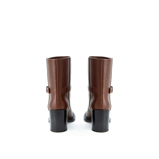Pair of brown leather boots