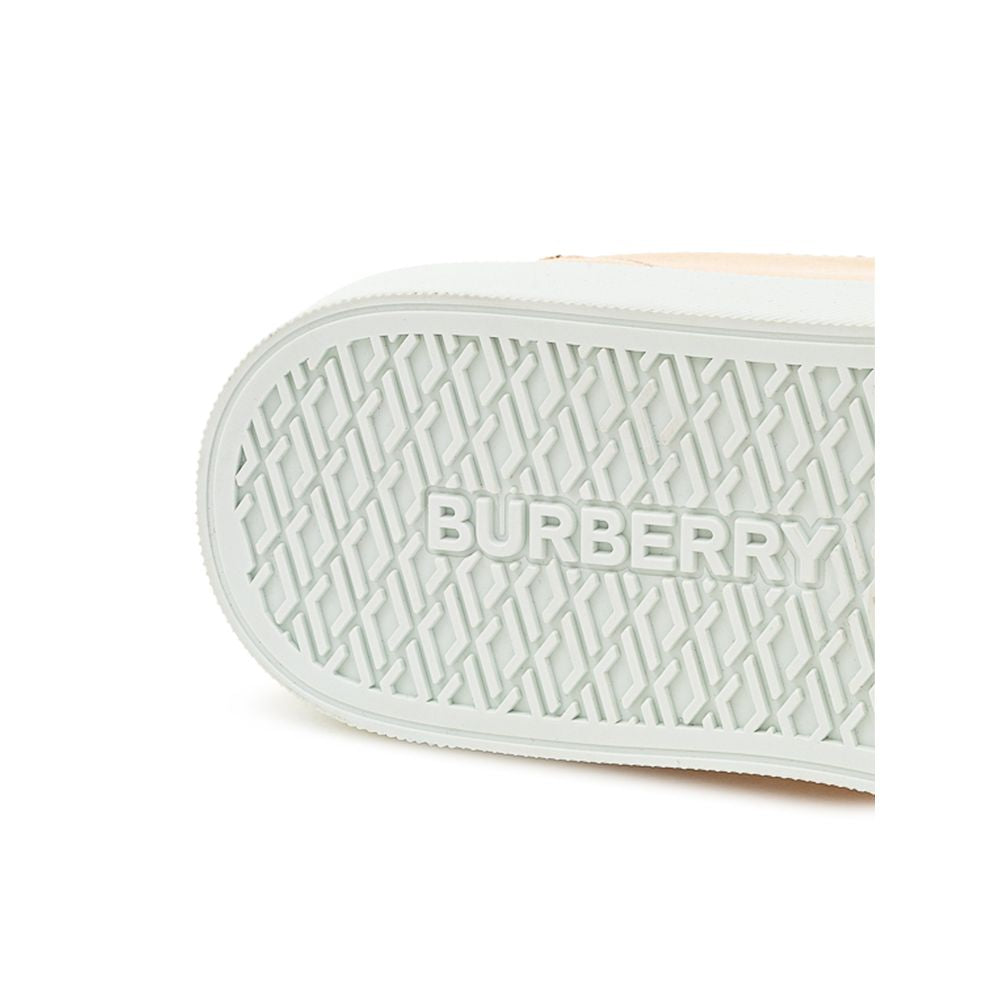 A single shoe sole with the Burberry logo visible on it
