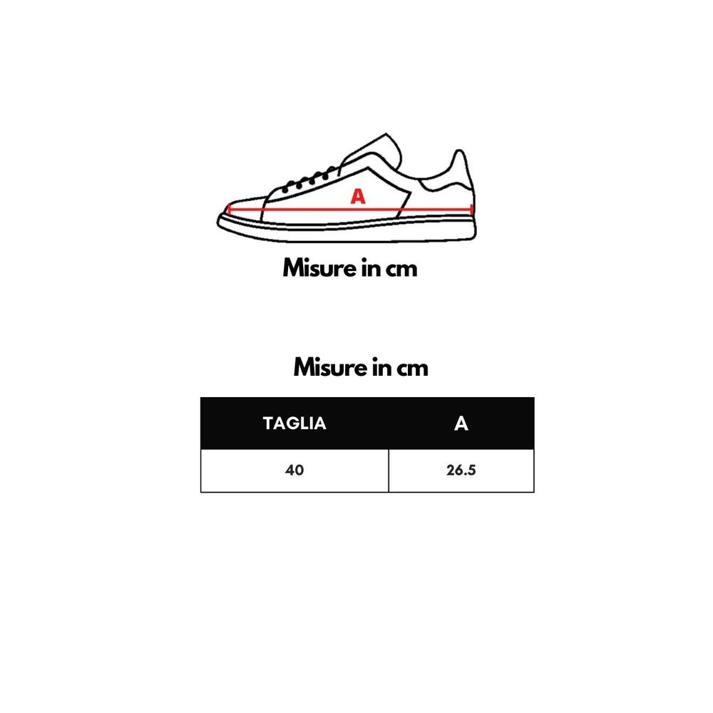 Pair of red and white sneakers with laces
