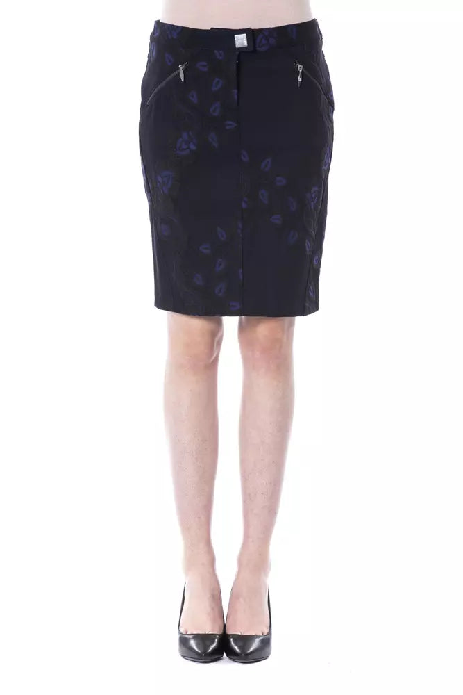 Shorts with floral pattern on a mannequin