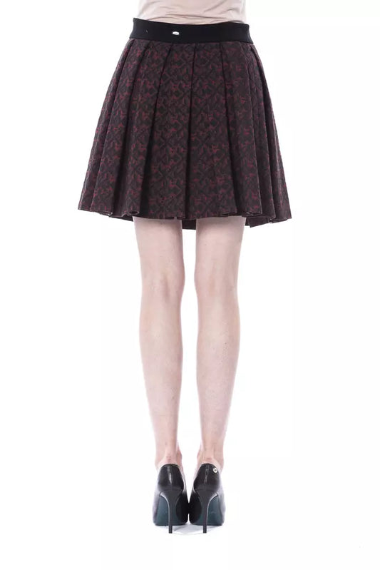 Skirt with pleats on waistband