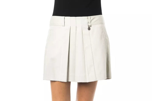 White pleated skirt on a person