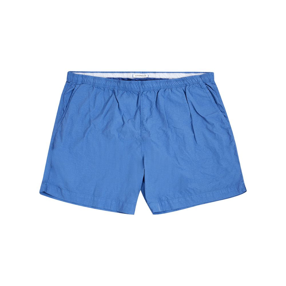 Blue cotton men's shorts