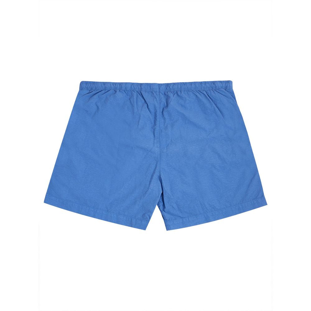 Blue cotton shorts