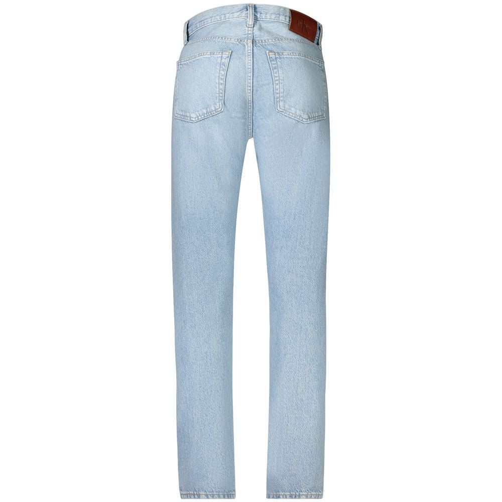 Pair of blue denim jeans