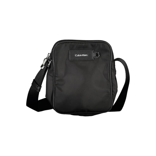 Black pouch with strap