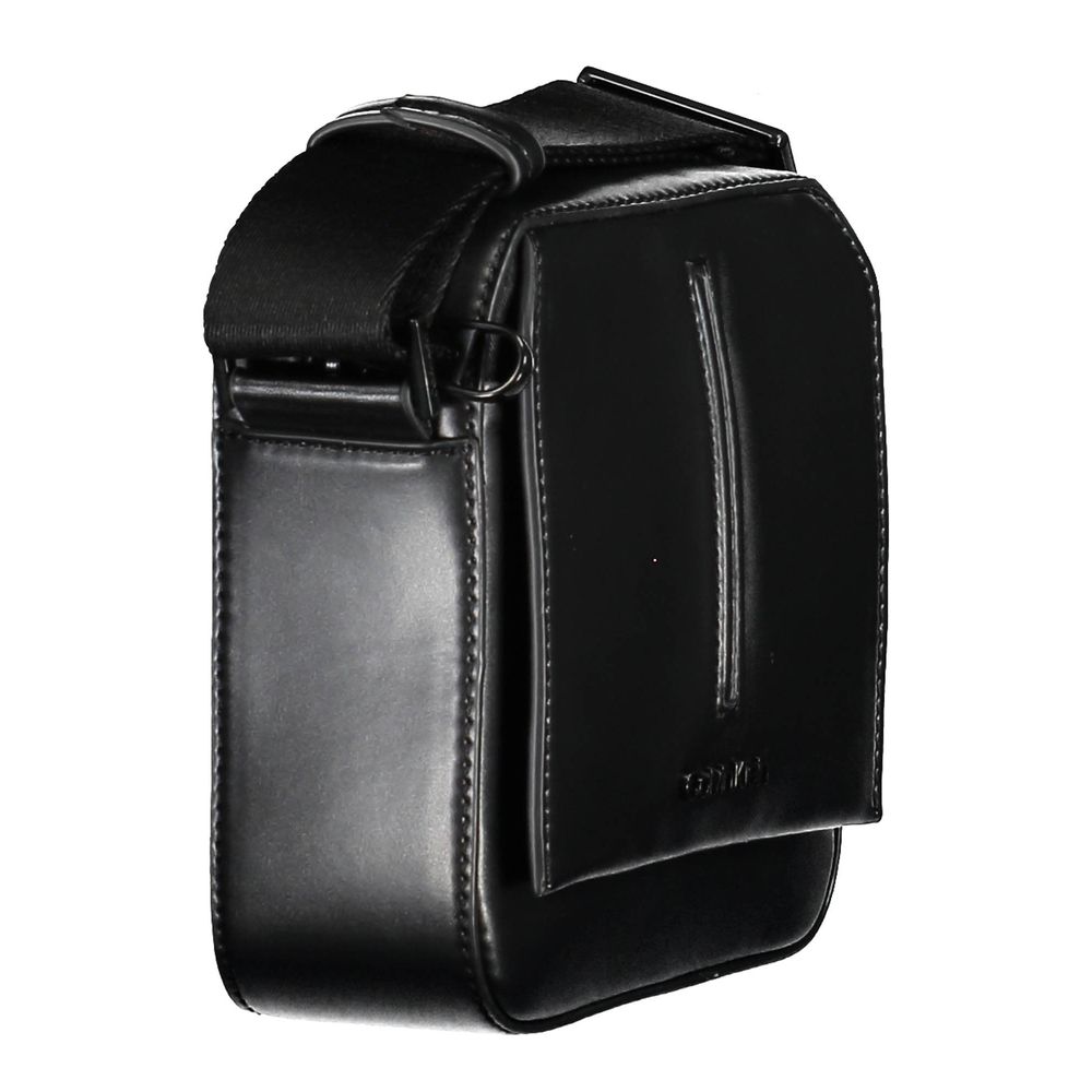 Black leather case for electronic device