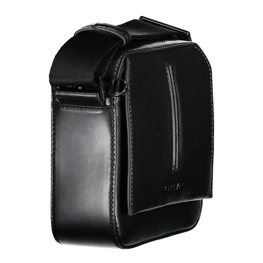 Black leather case for electronic device
