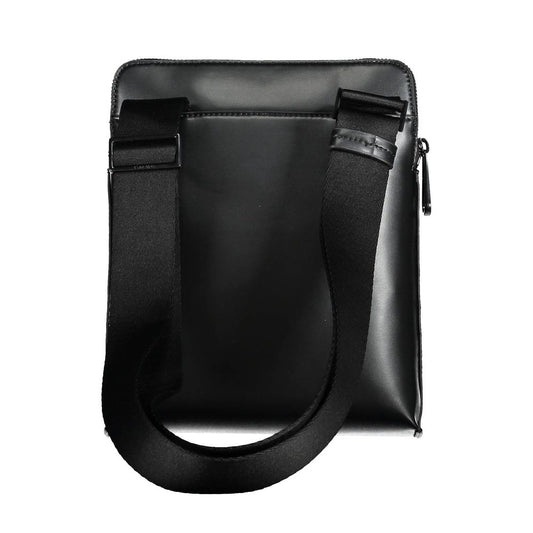 Black laptop case with adjustable straps