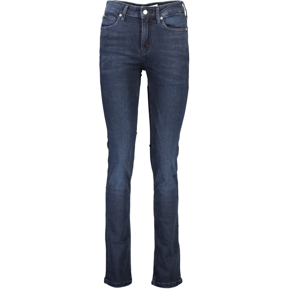 Pair of blue jeans on a mannequin