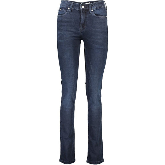 Pair of blue jeans on a mannequin