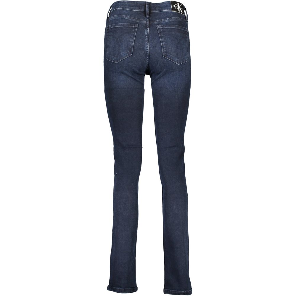 Pair of blue jeans on a mannequin