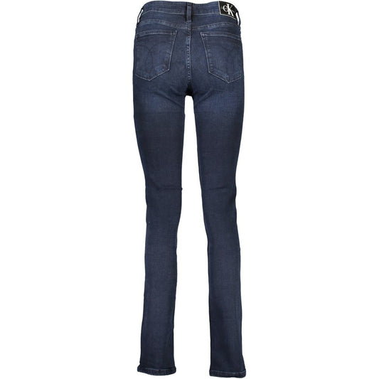 Pair of blue jeans on a mannequin
