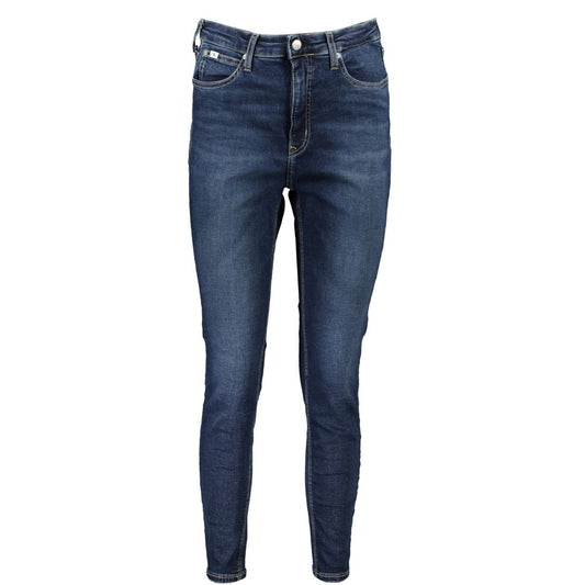 Pair of blue jeans on a mannequin