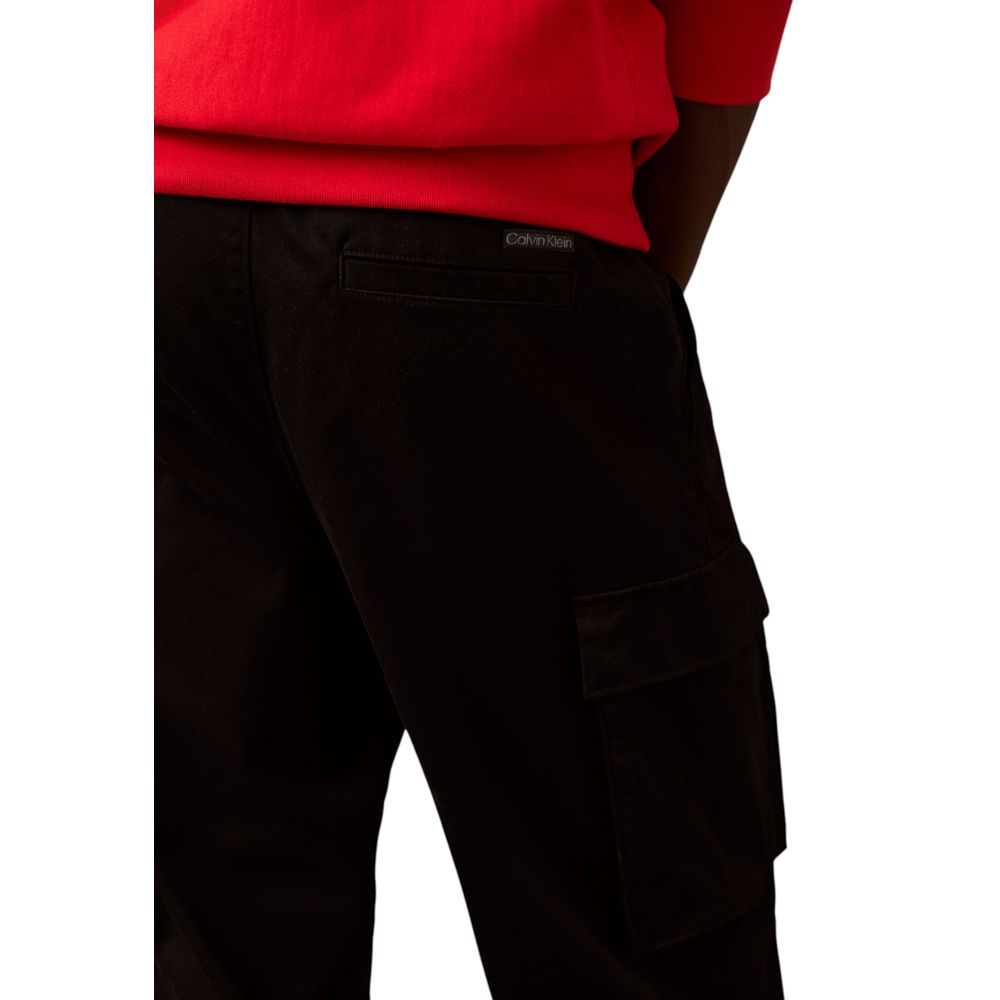 Pair of black cargo pants