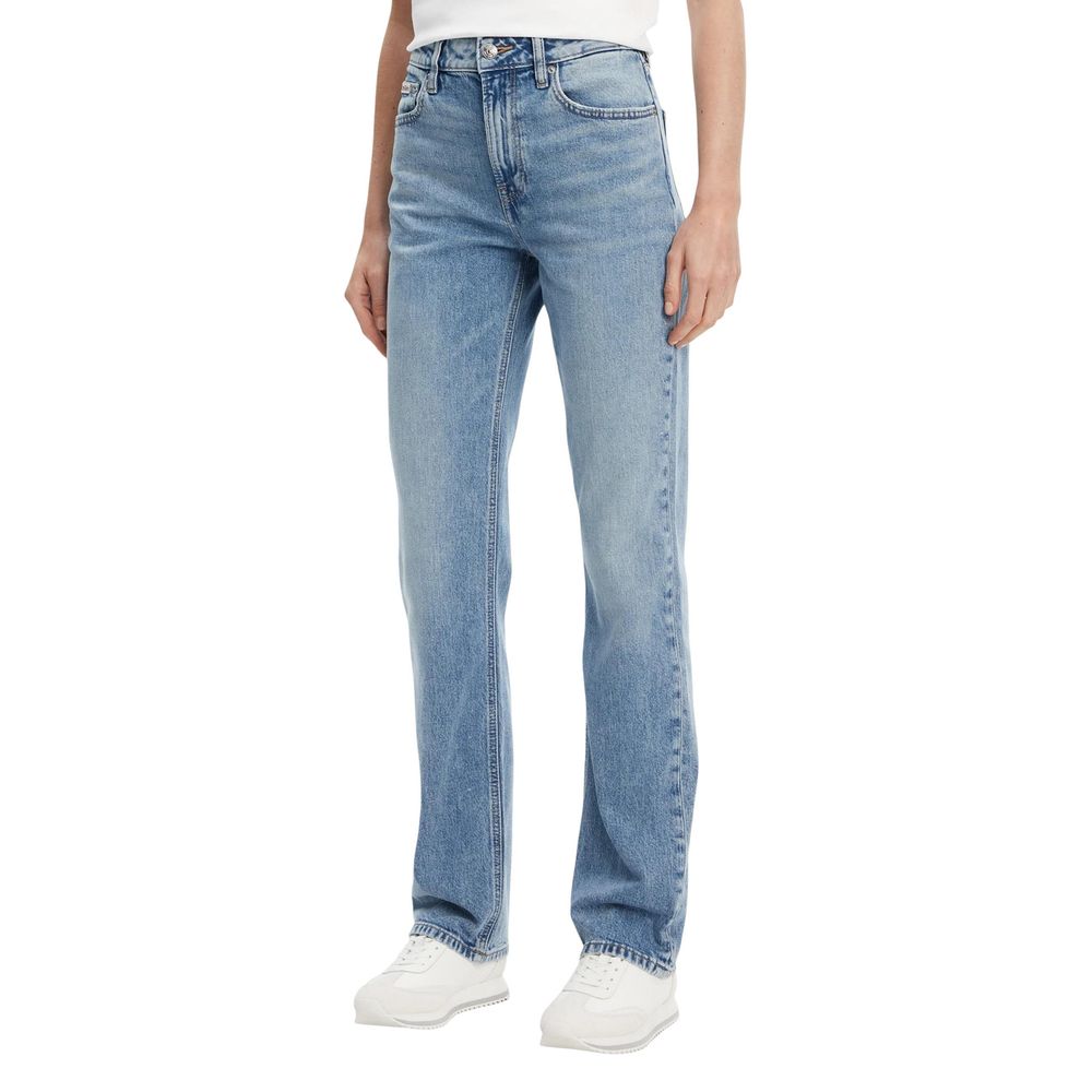 Pair of blue jeans on a mannequin