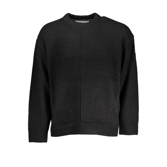Black sweater with zipper on front