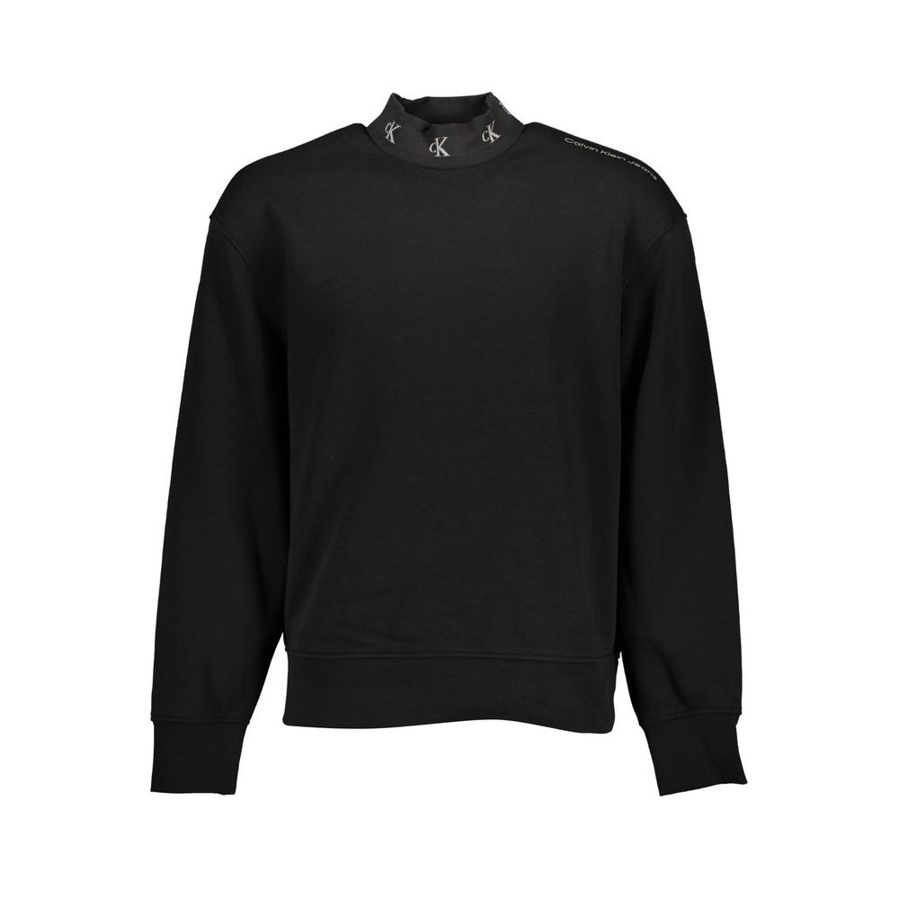 Black long sleeve sweatshirt on display