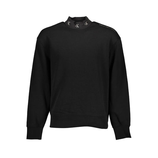 Black long sleeve sweatshirt on display