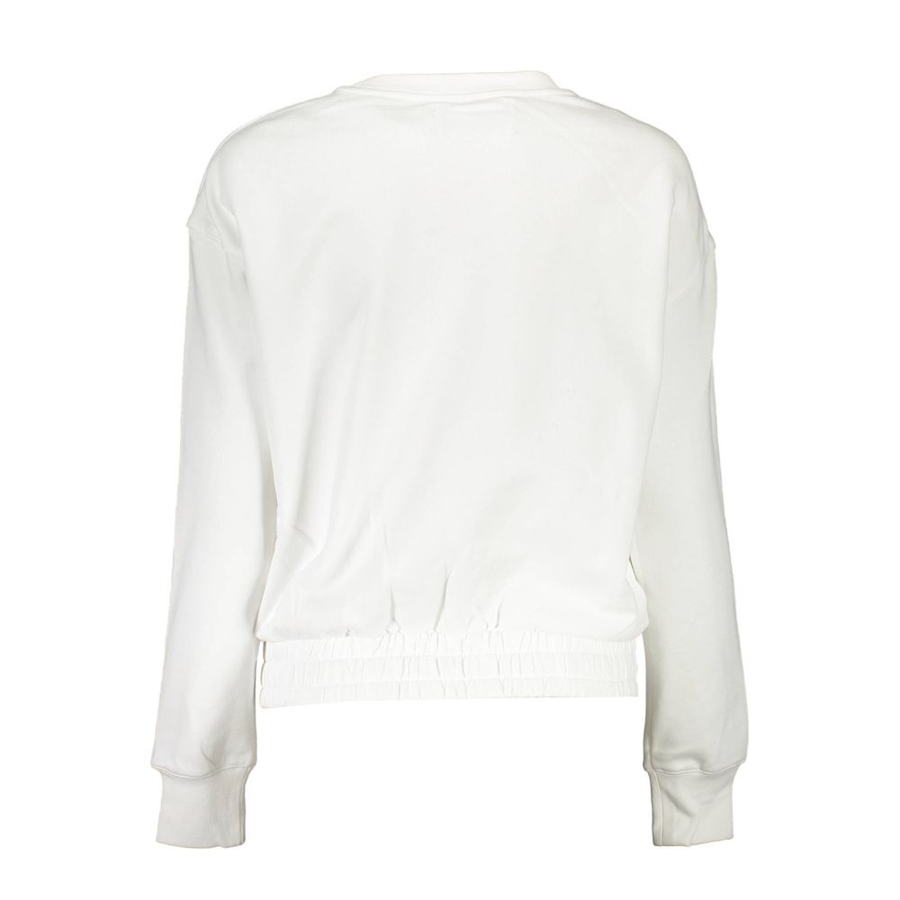 White jacket with zippered front