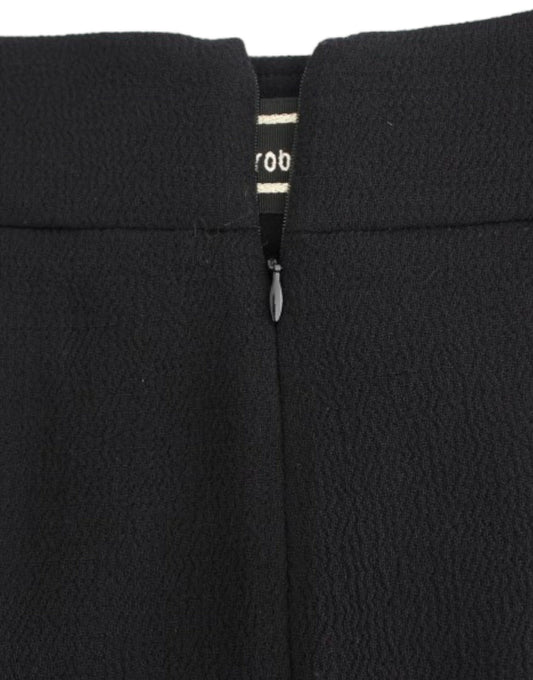 Black jacket with zippered front pocket