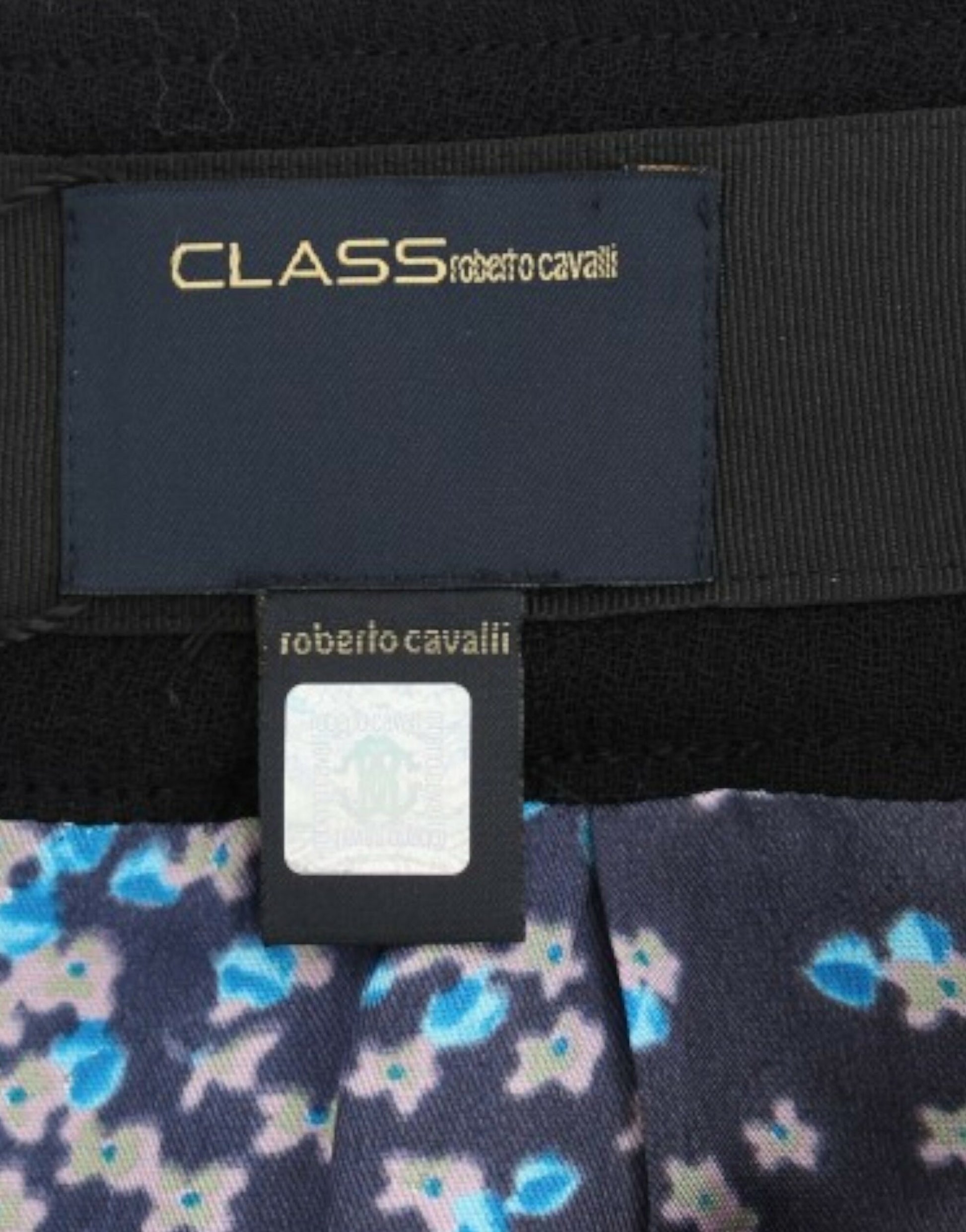 Blue tag on clothing
