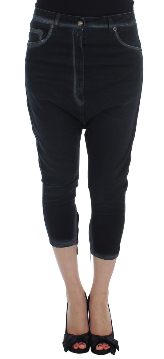 Pair of black pants with zipper detail on legs