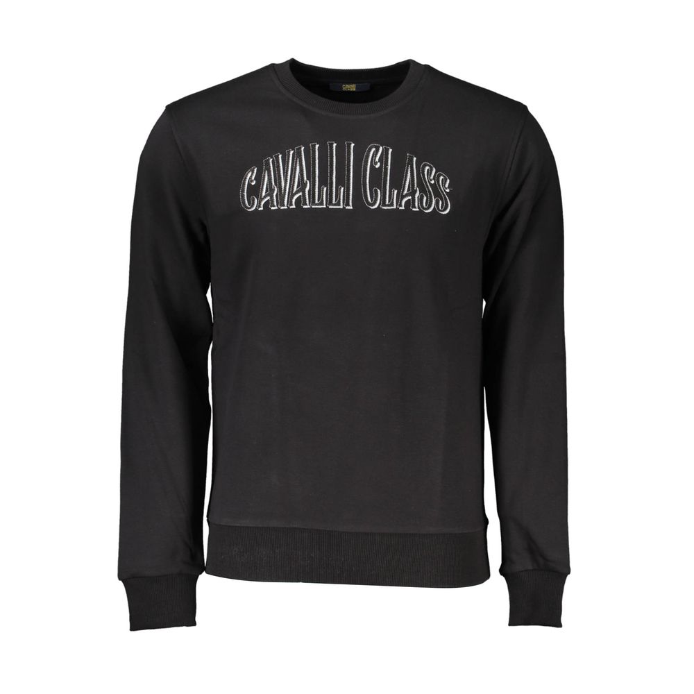 Black sweatshirt with white lettering