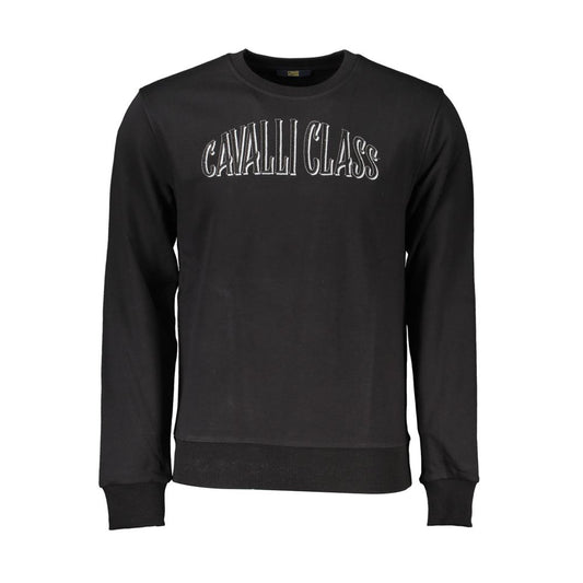 Black sweatshirt with white lettering