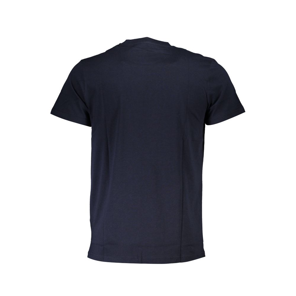 Navy blue men's t-shirt with short sleeves