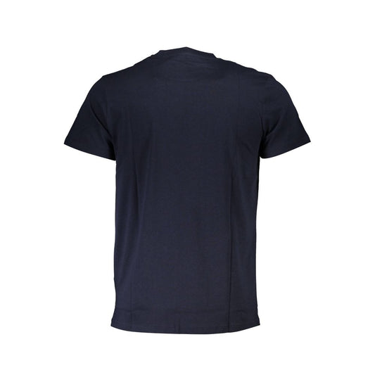 Navy blue men's t-shirt with short sleeves