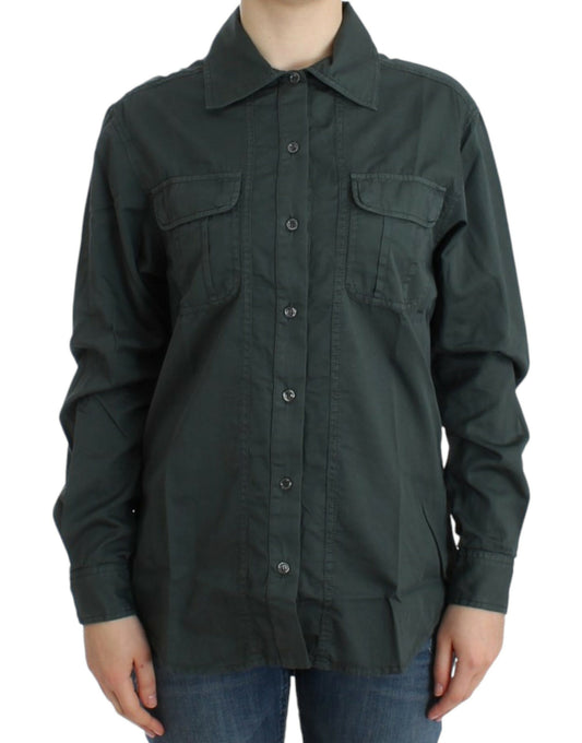 Green jacket on a person