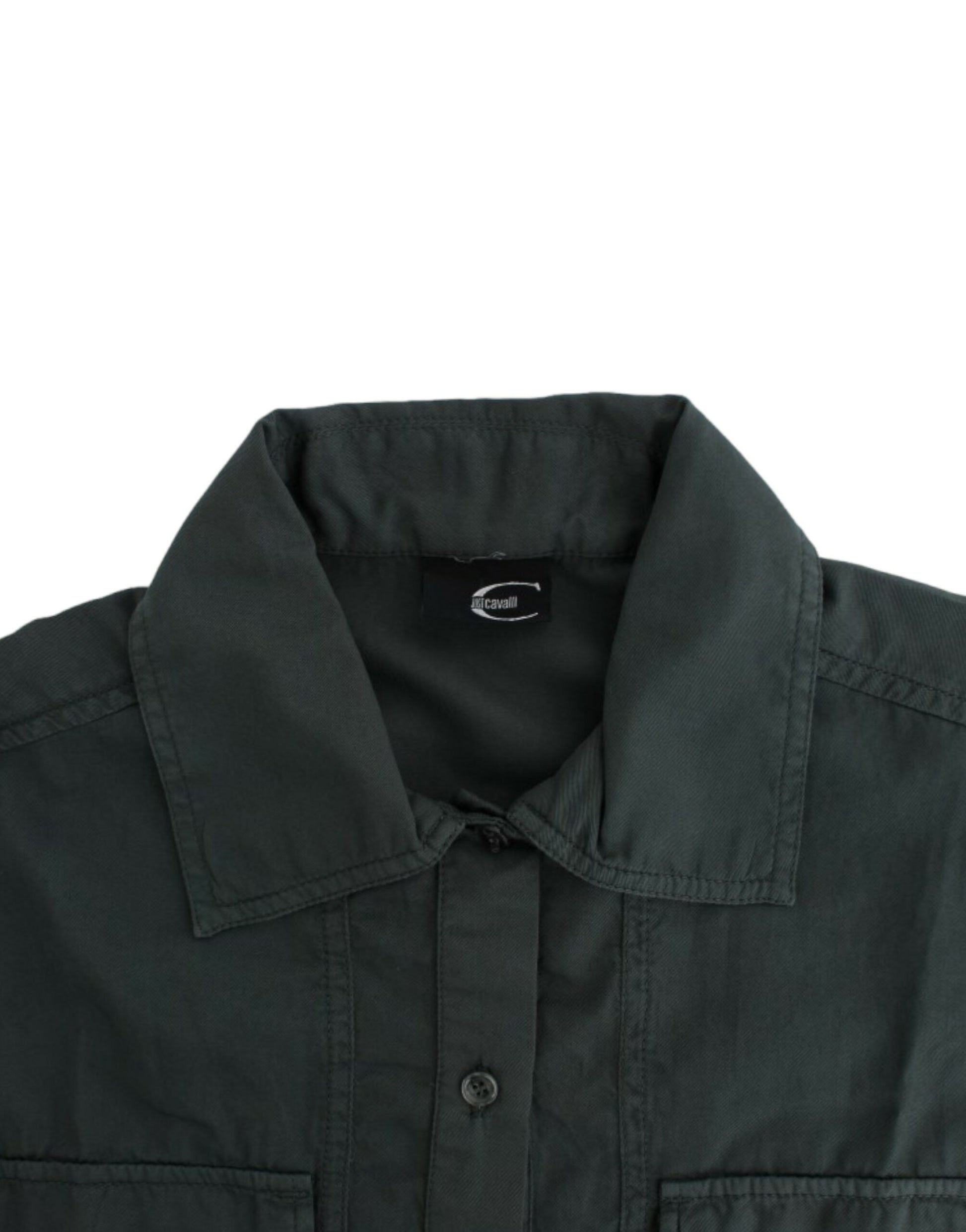 Black jacket with collar and buttons