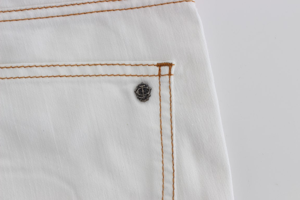 Pair of jeans with visible stitching details