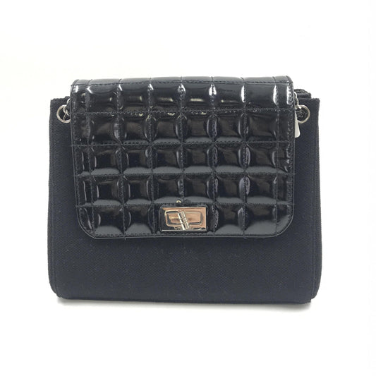 Black leather wallet with gold zipper pull