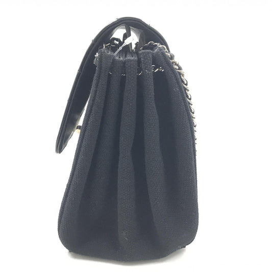 Black purse with chain strap