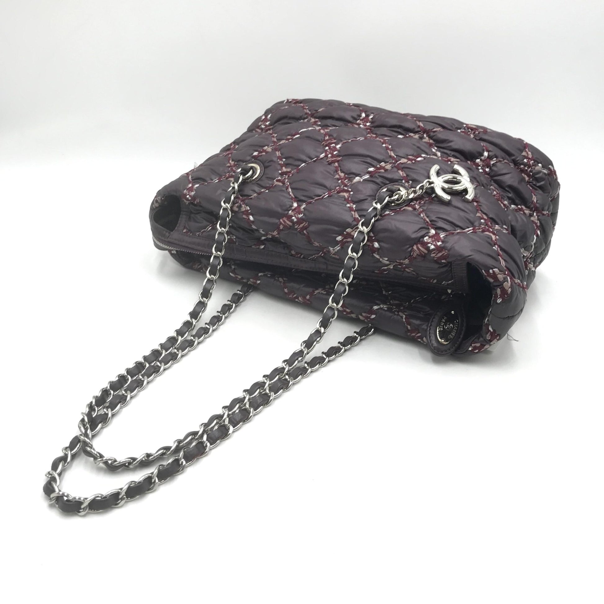 Purse with chain strap