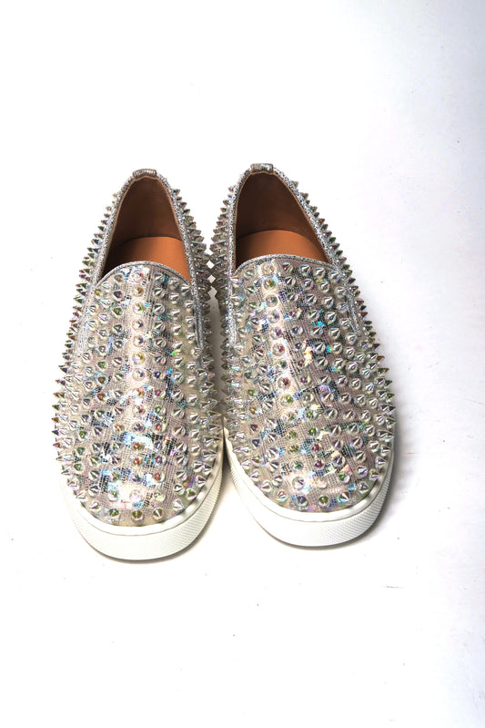 Pair of glittery women's shoes