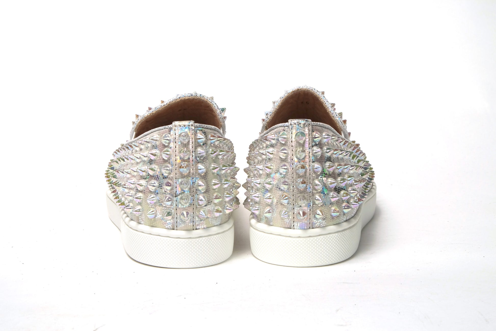 Pair of sparkly shoes with embellishments