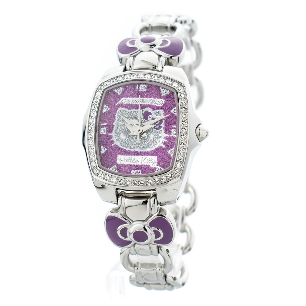 Chronotech Silver Stainless Steel Dress Watch