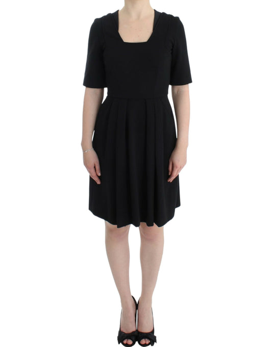 Black dress on woman