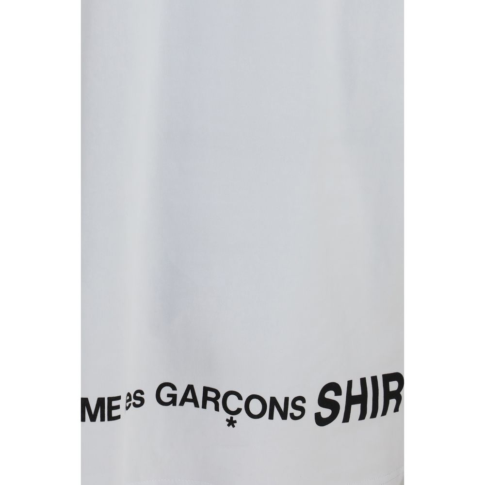 White cotton t-shirt with text print