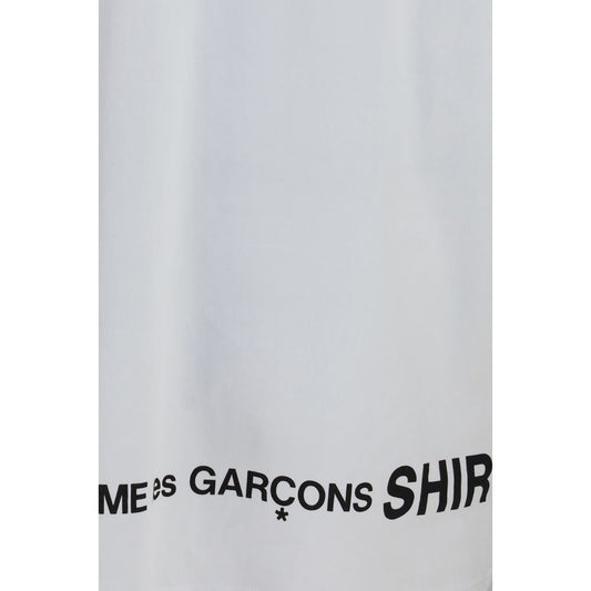 White cotton t-shirt with text print