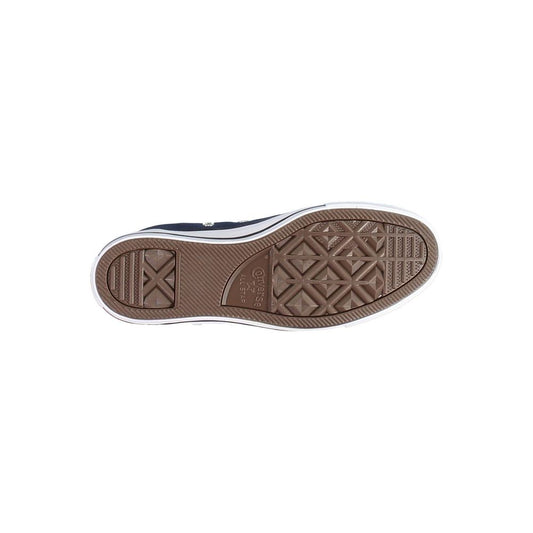 Brown canvas men's sneaker with white sole