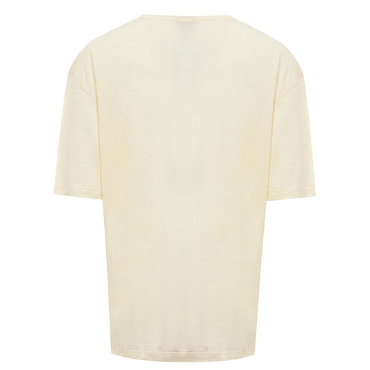 Yellow t-shirt on hanger
