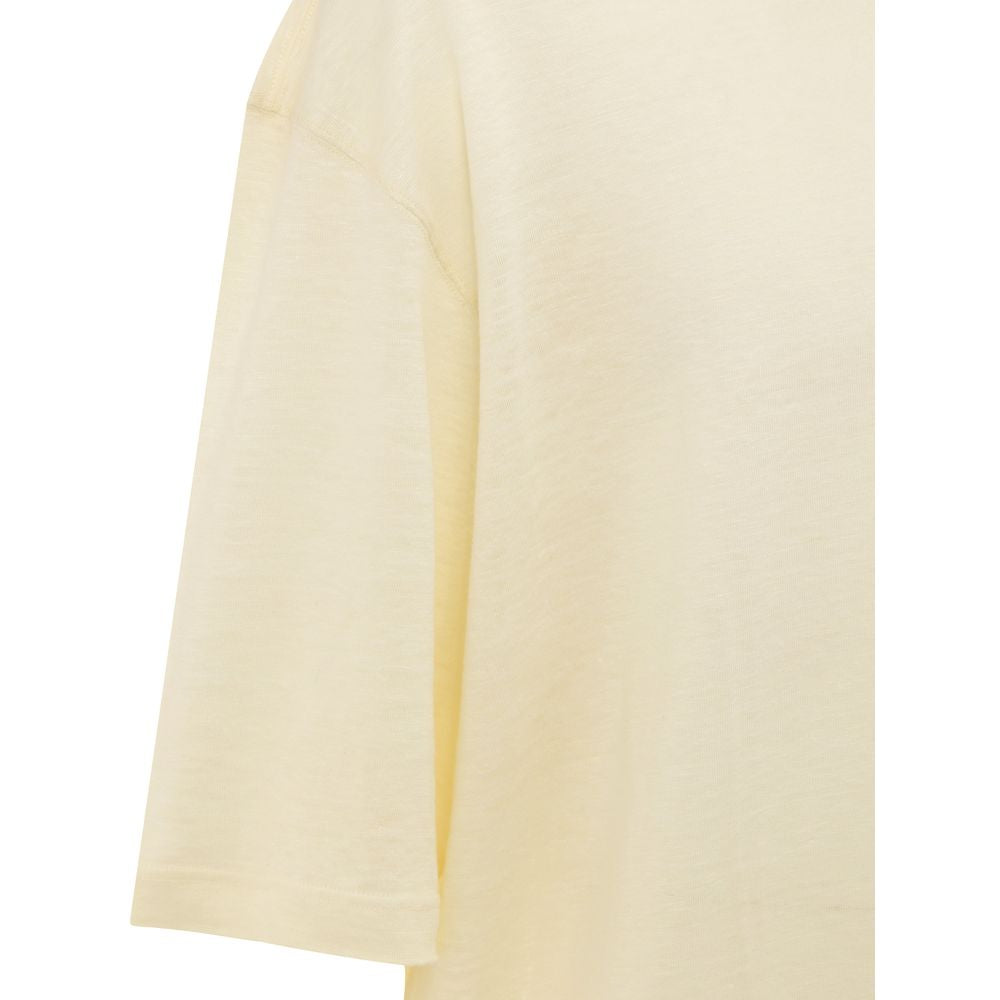 Yellow t-shirt on hanger